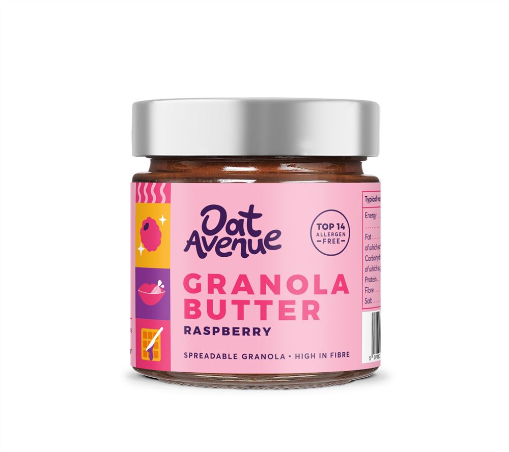Oat Avenue Original Raspberry Butter 180g