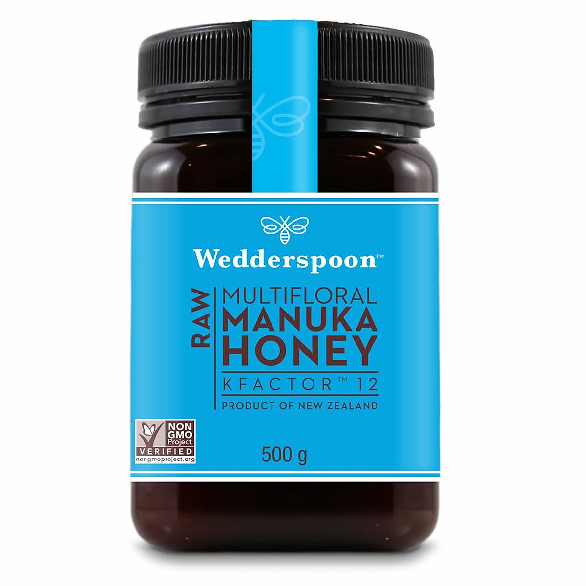 Wedderspoon 100% RAW Manuka Honey KFactor 12 500g