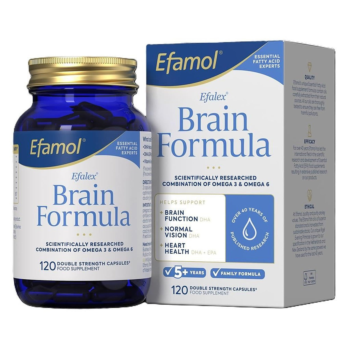 Efamol Efalex Brain Formula - 120 Capsules