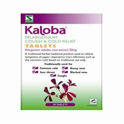 Schwabe Kaloba Pelargonium Cough & Cold Relief Tablets 30s