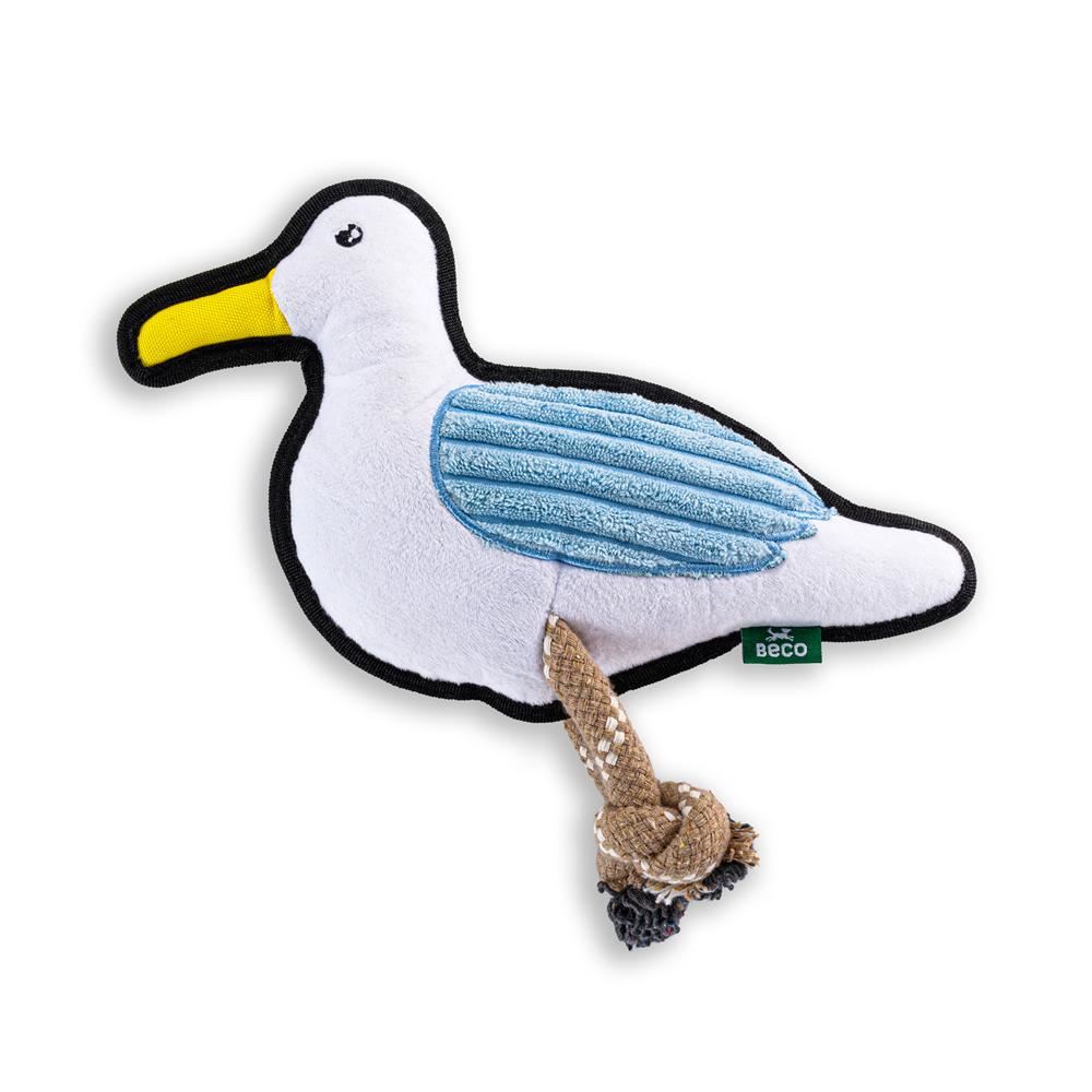 Beco Plush Seagull squeaky soft dog toy. 1 medium toy