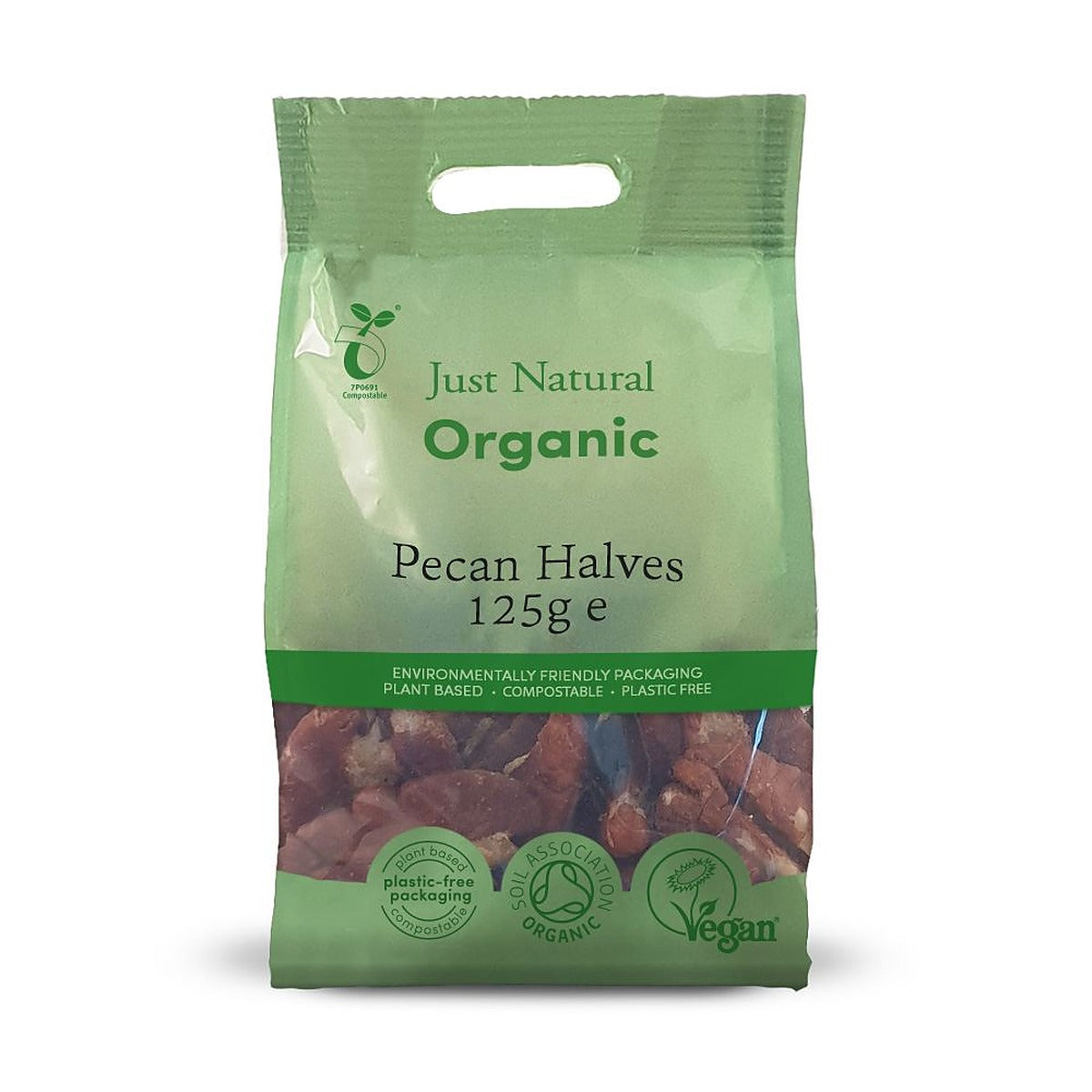 Just Natural Organic Organic Pecan Halves 125g