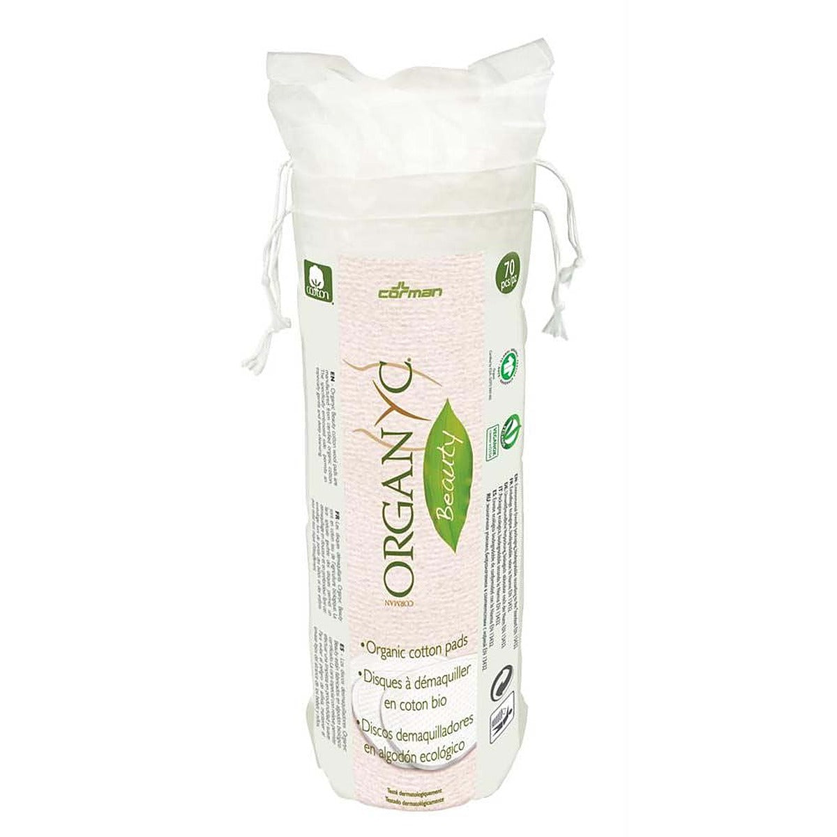 Organyc 100% Organic Cotton Pads (round) 70 Pieces