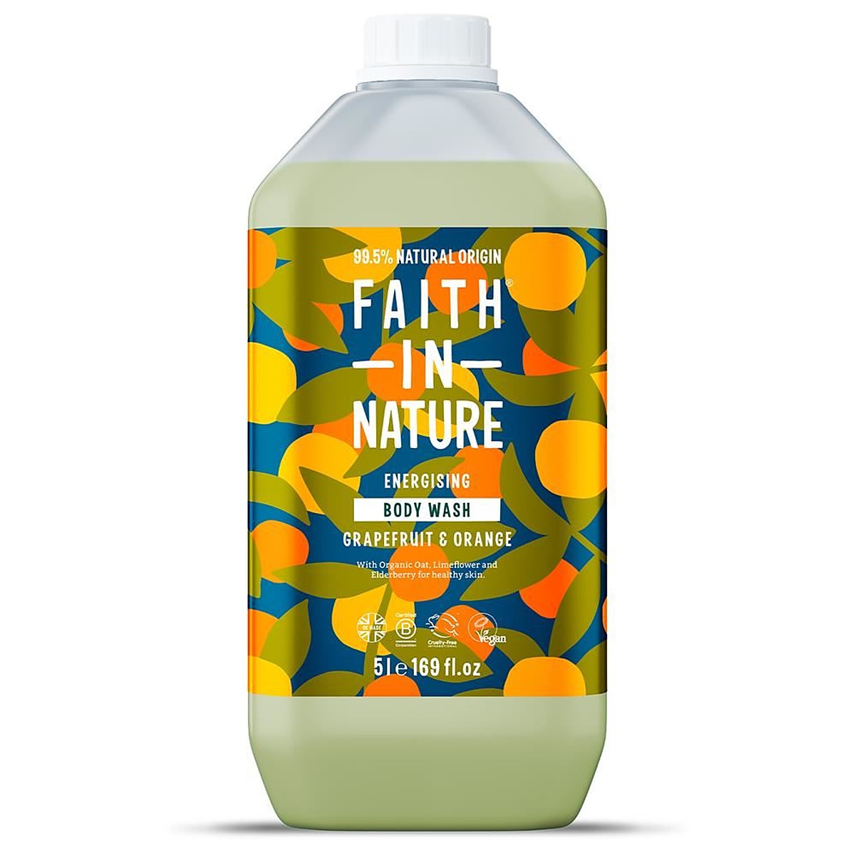 Faith in Nature Grapefruit & Orange Body Wash 5 Litre