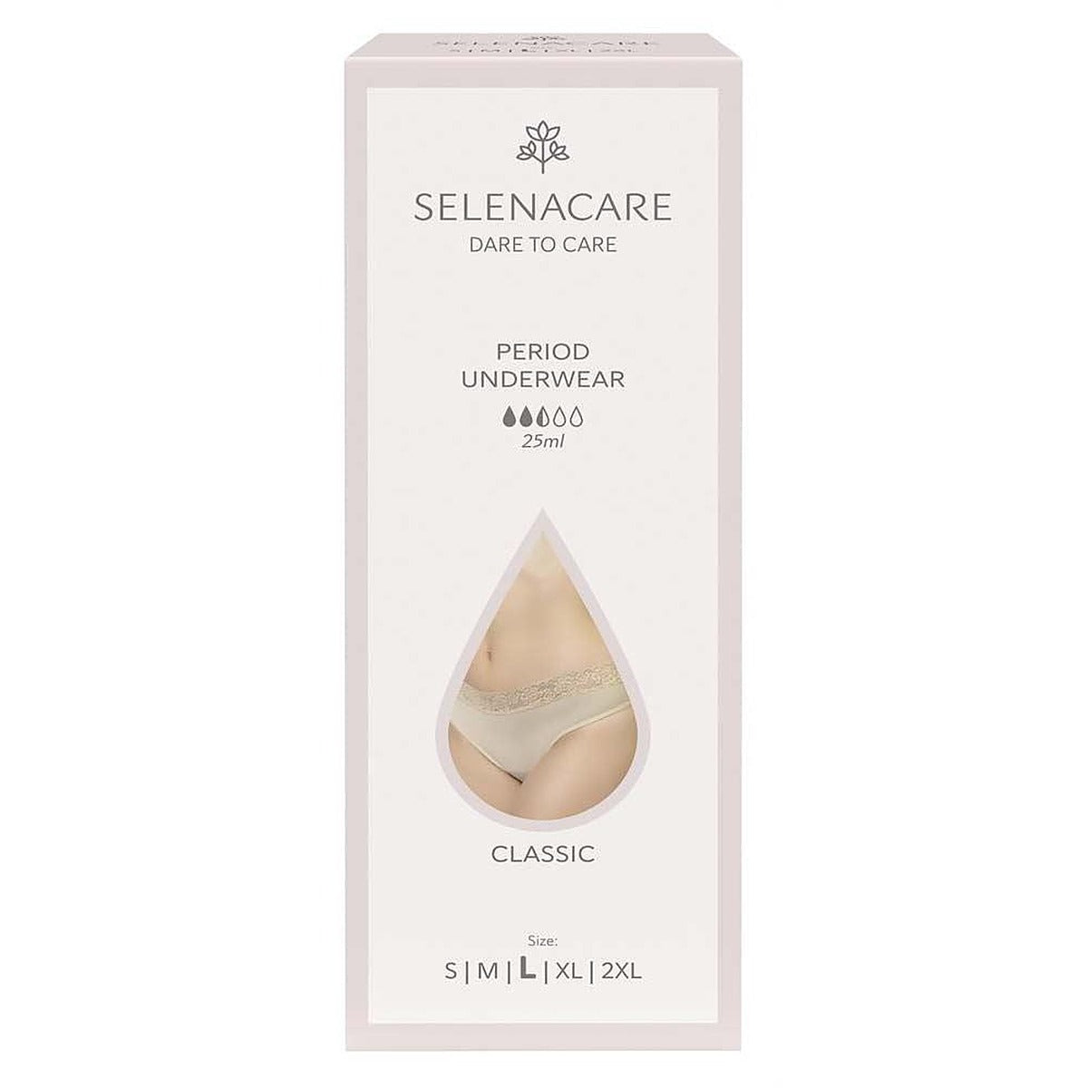 Selenacare Menstrual undies CLASSIC Nude Size L