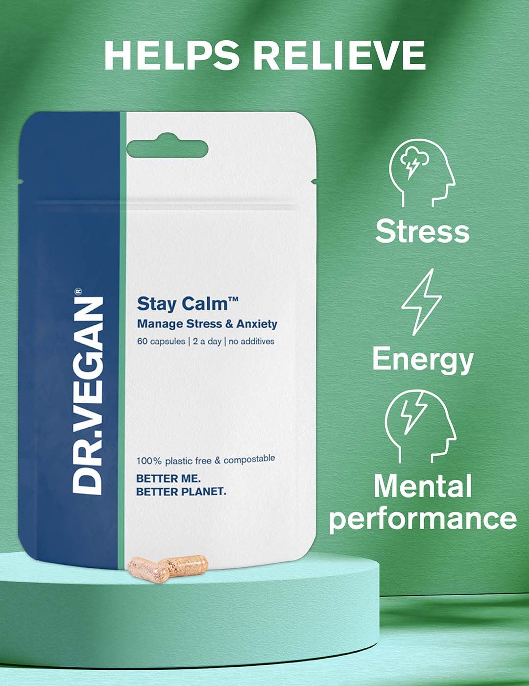Dr. Vegan Stay Calm - 60 Capsules