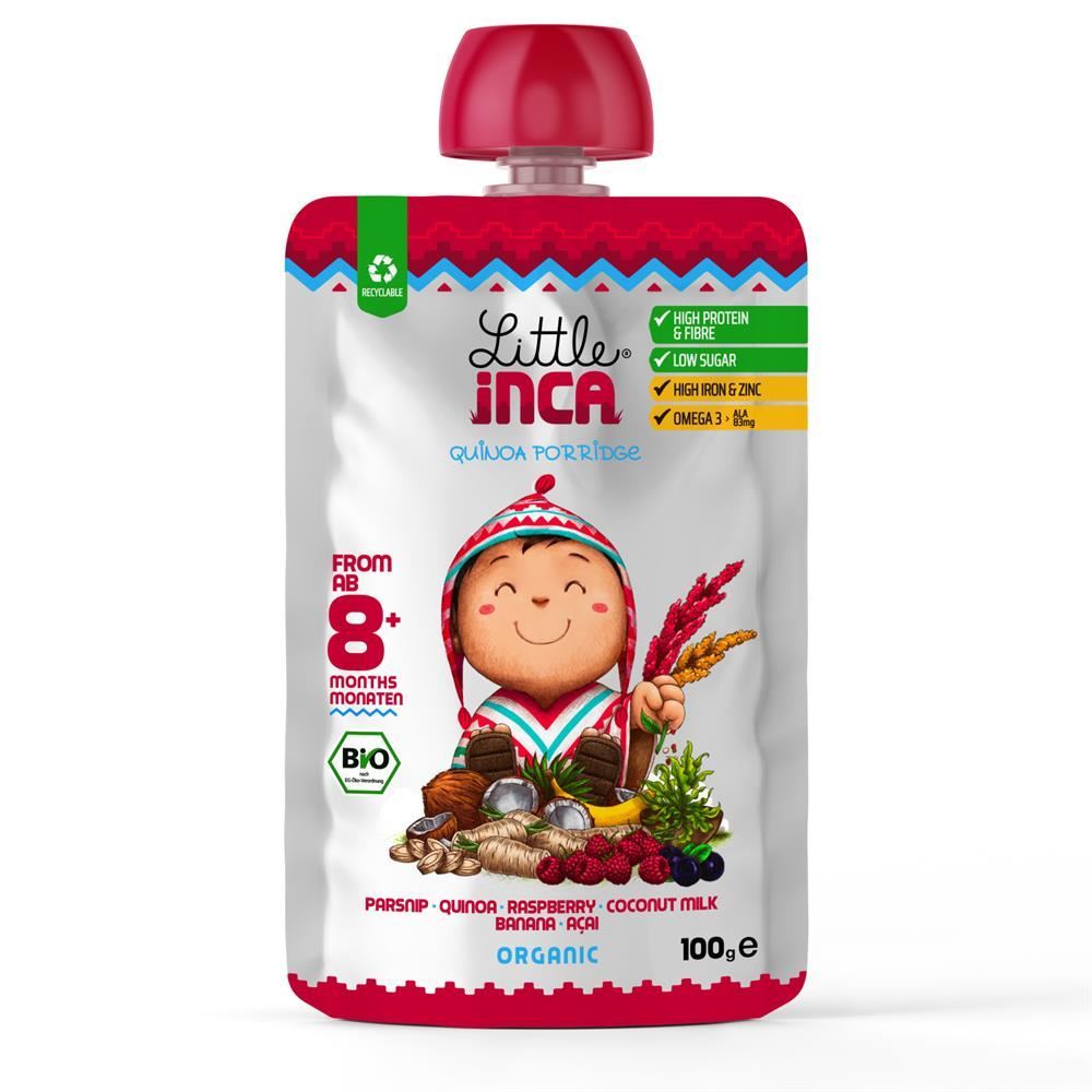 Little Inca 8m+ Organic Quinoa Porridge 100g - 6 Pack
