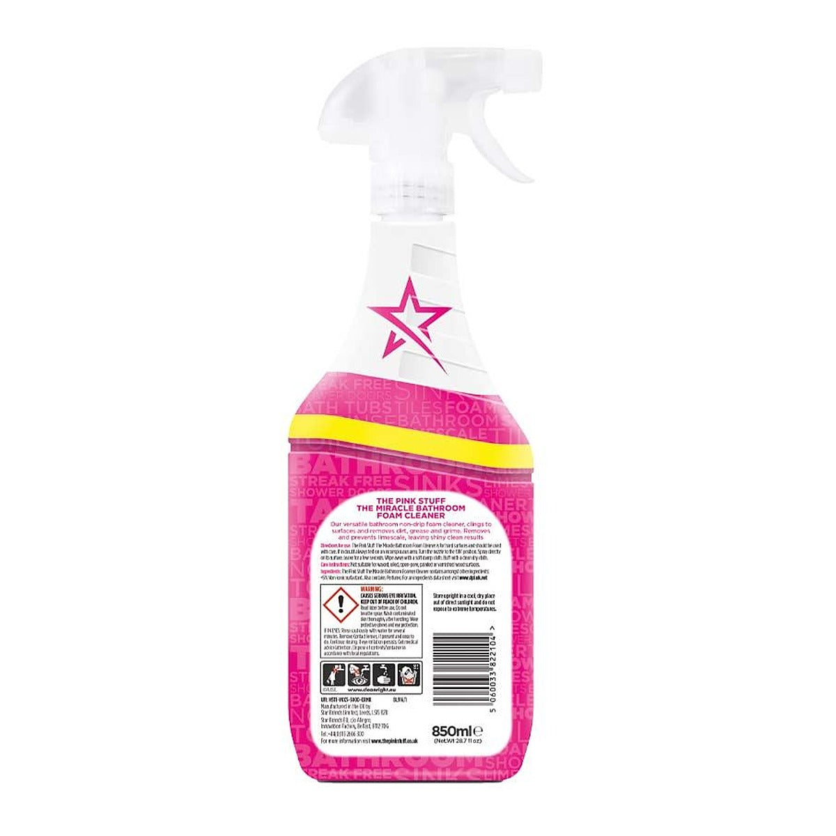 The Pink Stuff Miracle Bathroom Foam Cleaner 850ml - image 2
