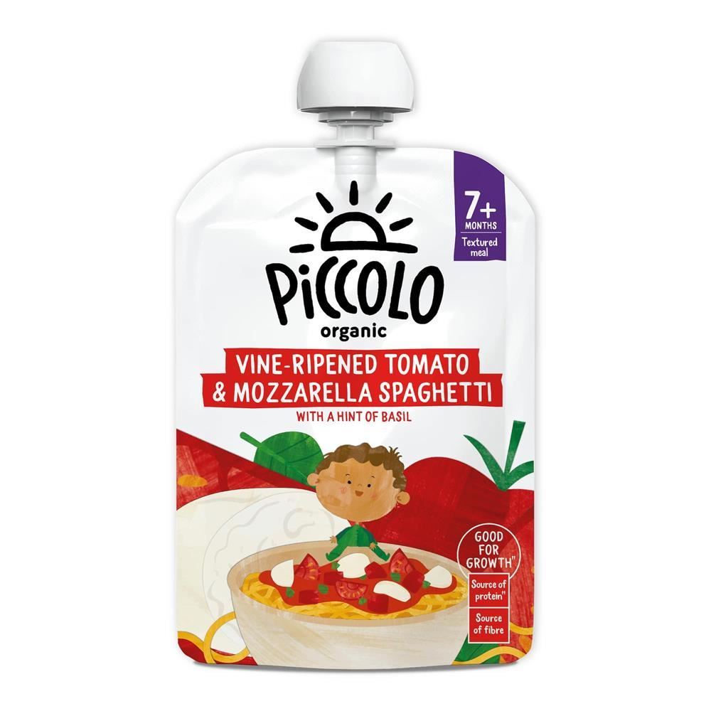 Piccolo Sweet Tomato & Mozzarella Spaghetti 130g - 7 Pack