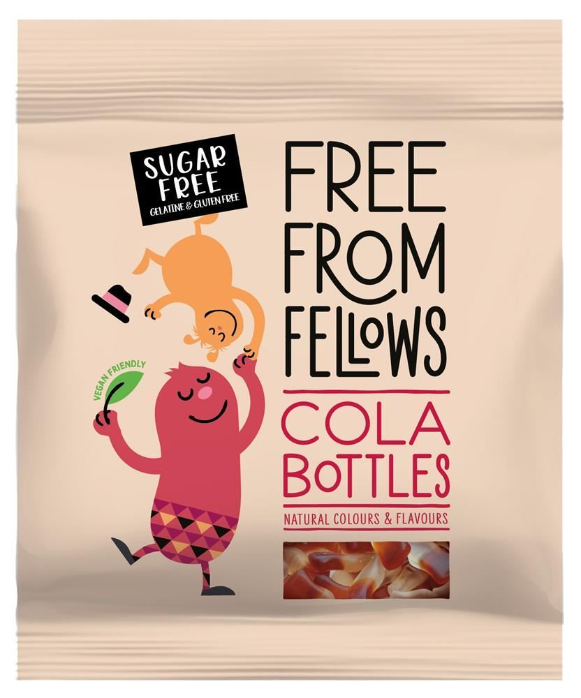 Free From Fellows Cola Bottles 100g - 10 Pack