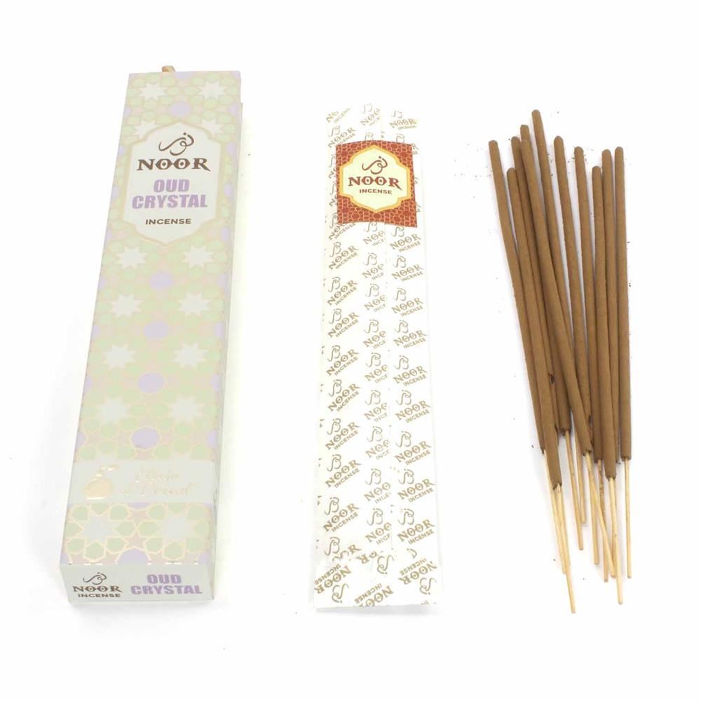 Tribal Soul Noor Oud Crystal Incense sticks 15g - 6 Pack