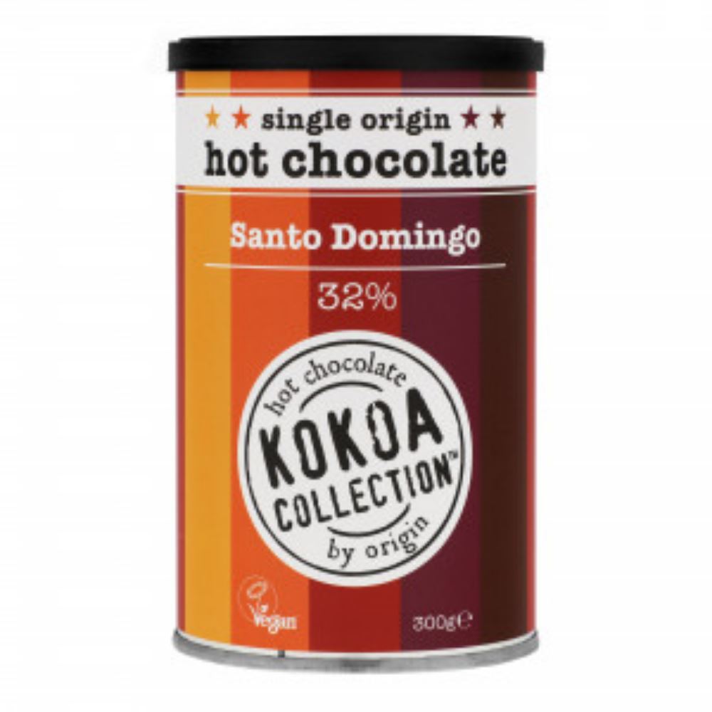 Kokoa Santo Domingo 32% Hot Chocolate Tin 300g