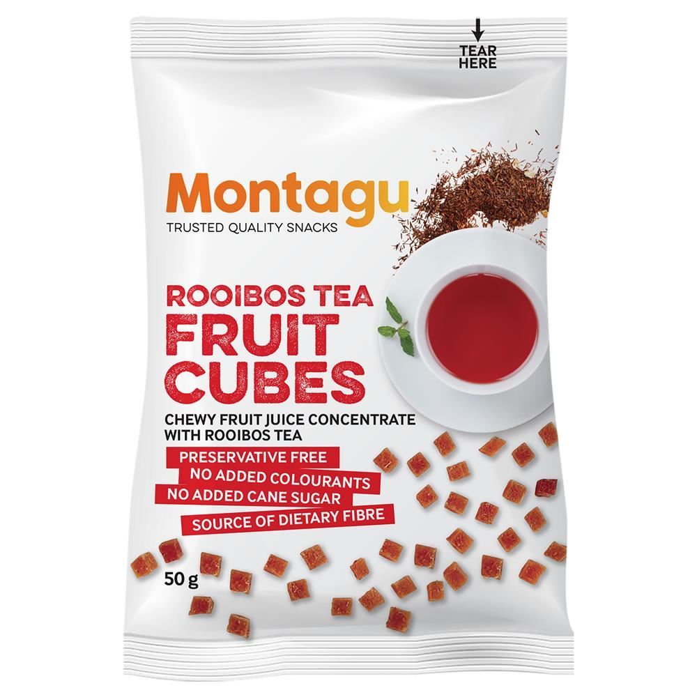 Montagu Rooibos Tea Fruit Cubes 40g - 10 Pack