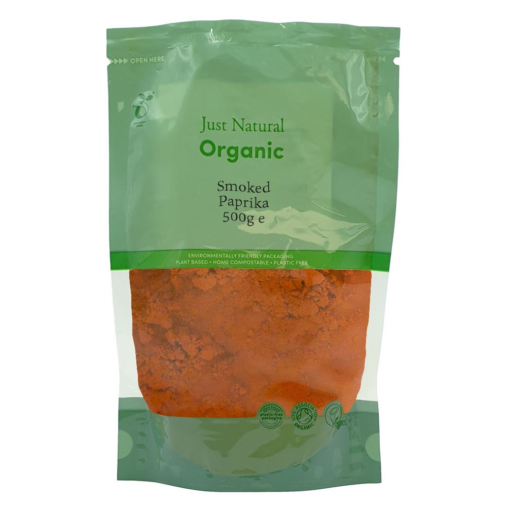 Just Natural Herbs Organic Smoked Paprika 500g