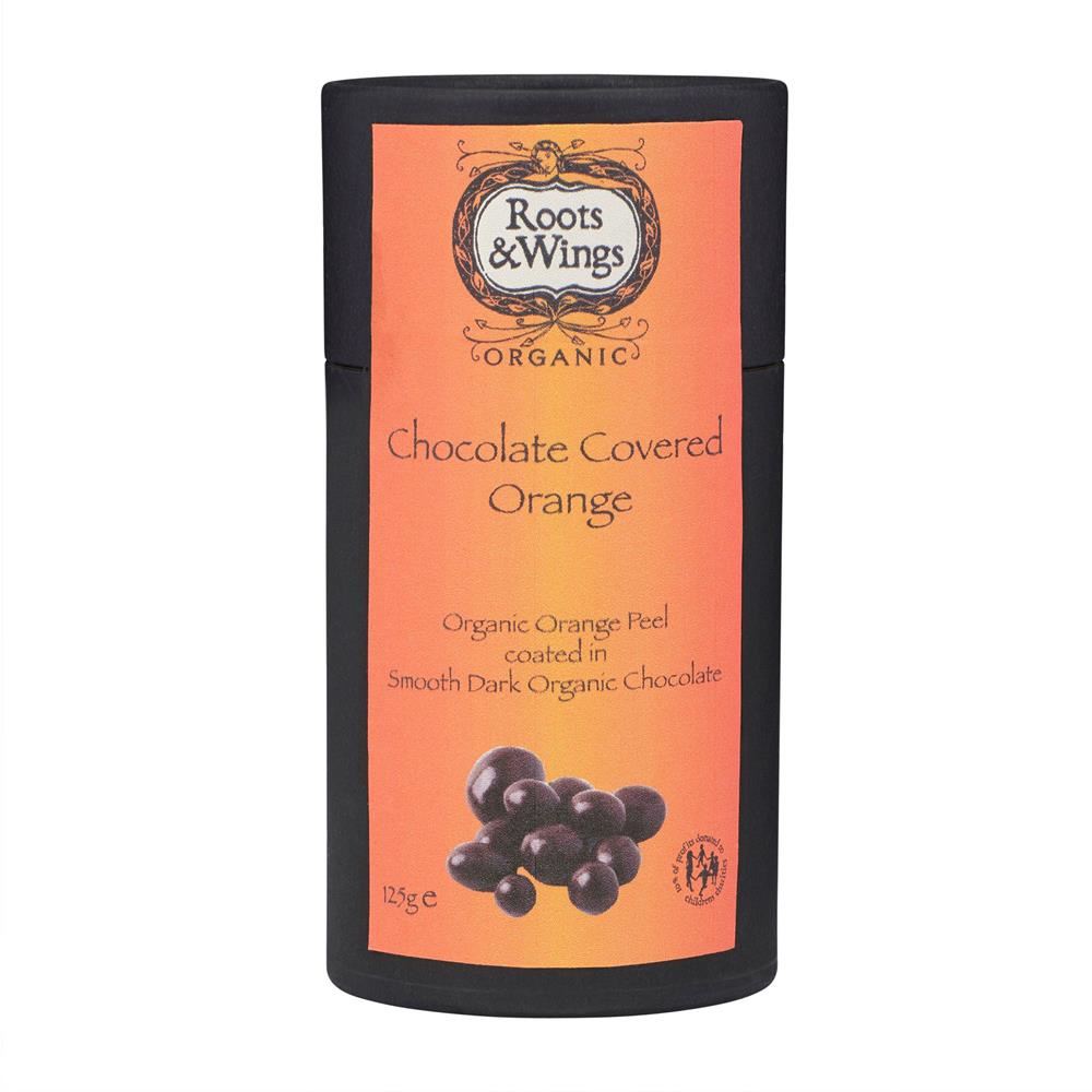 Roots and Wings Organic Chocolate Covered Orange 120g