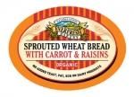 Everfresh Natural Foods Organic Sprouted Carrot/Raisin Bread 400g