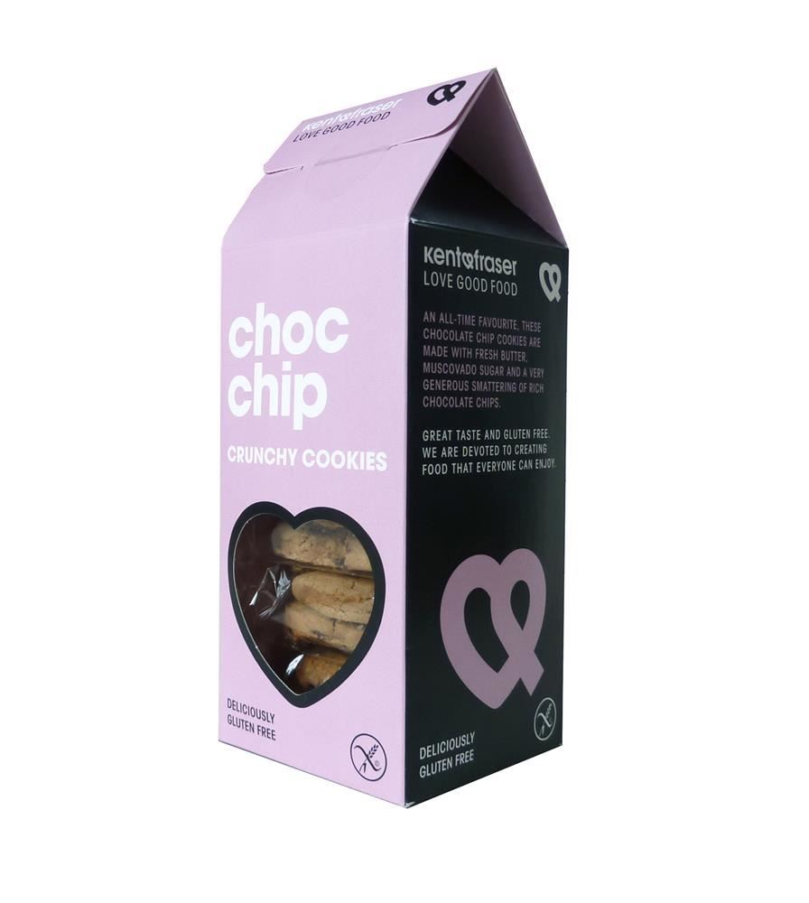 Kent Fraser Gluten-Free Choc Chip Cookie Cocoa-rich Choc Chips 125g - 6 Pack