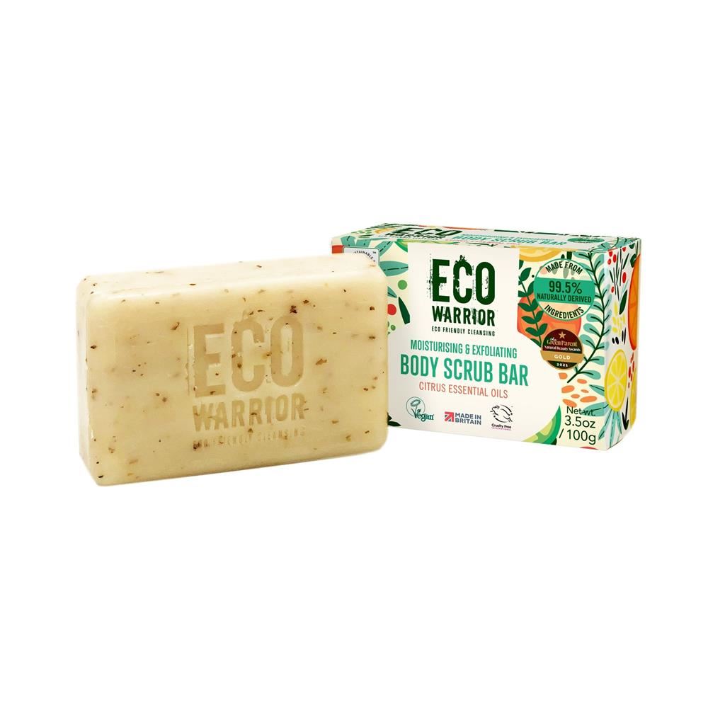 Little Soap Company Eco Warrior Body Scrub Bar 100g - 2 Pack