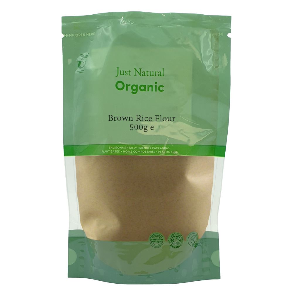 Just Natural Organic Organic Brown Rice Flour 500g