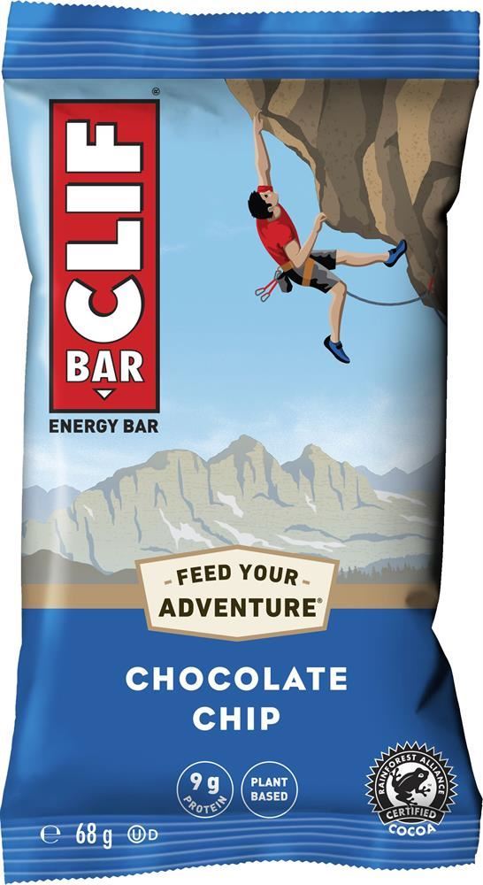 Clif Bar Chocolate Chip Bar 68g - 12 Pack