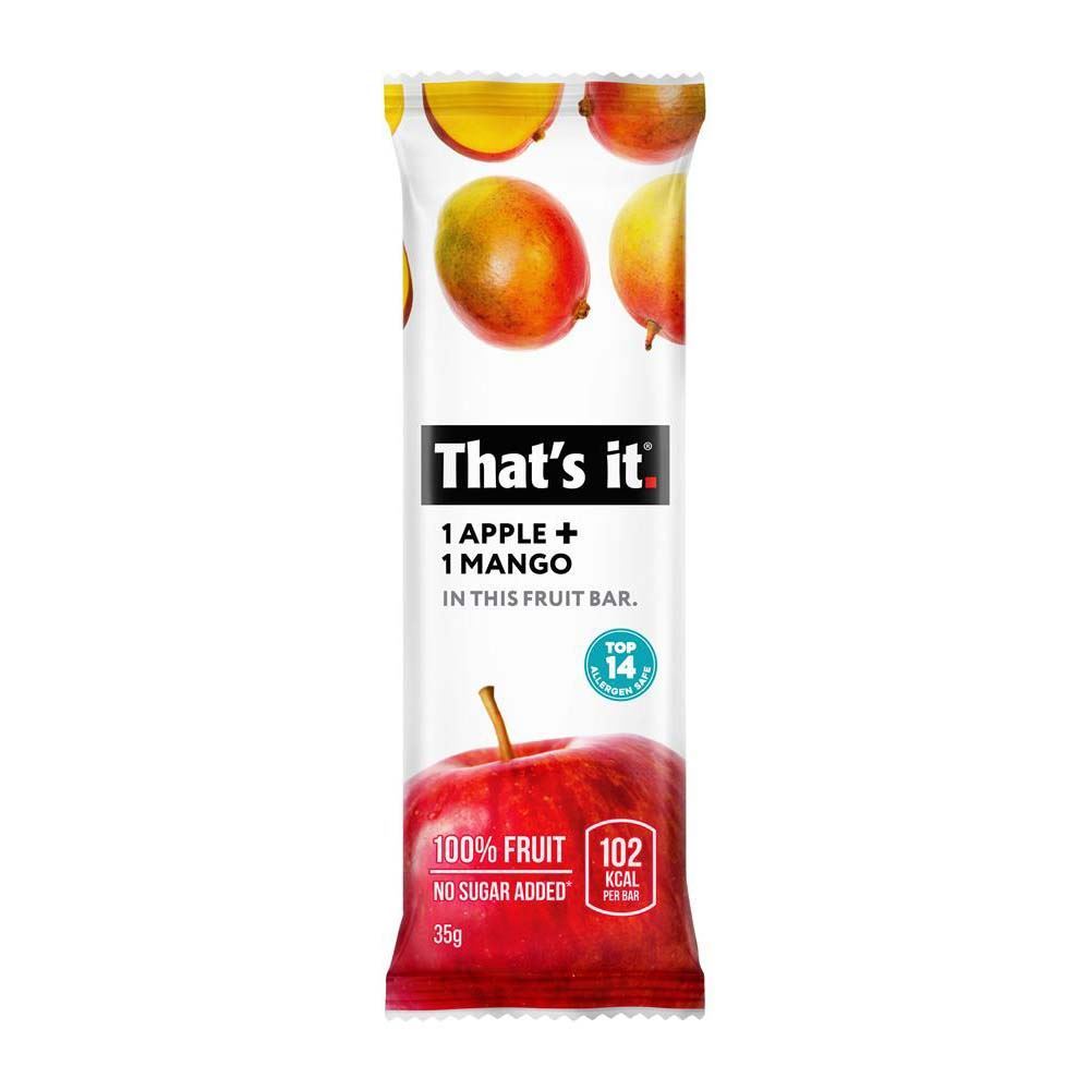 That's It That's It Fruit Snack Bar - Apple & Mango 35g - 12 Pack