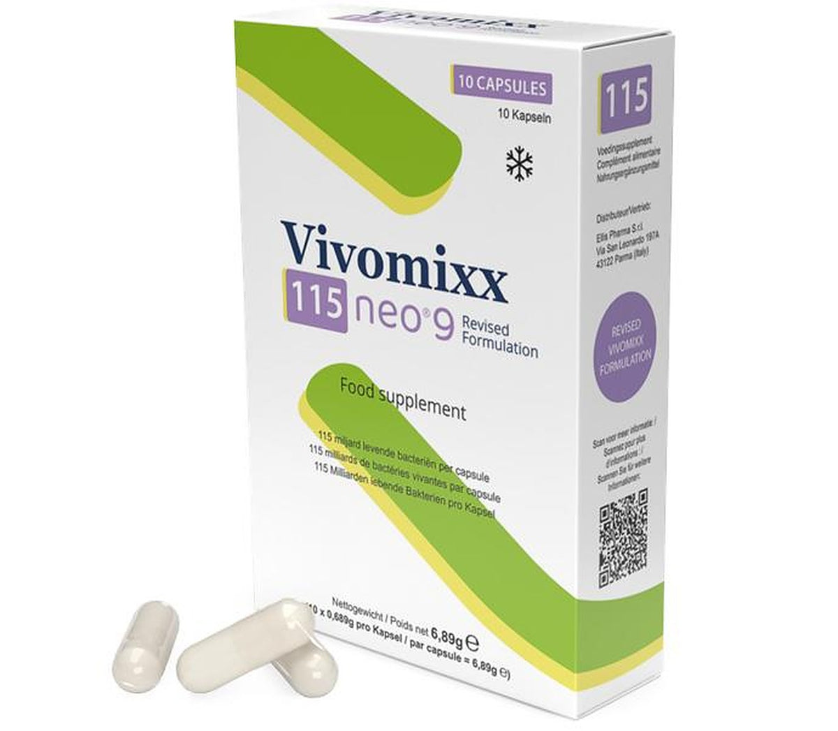 Vivomixx Neo Probiotic 115 Billion - 10 Capsules