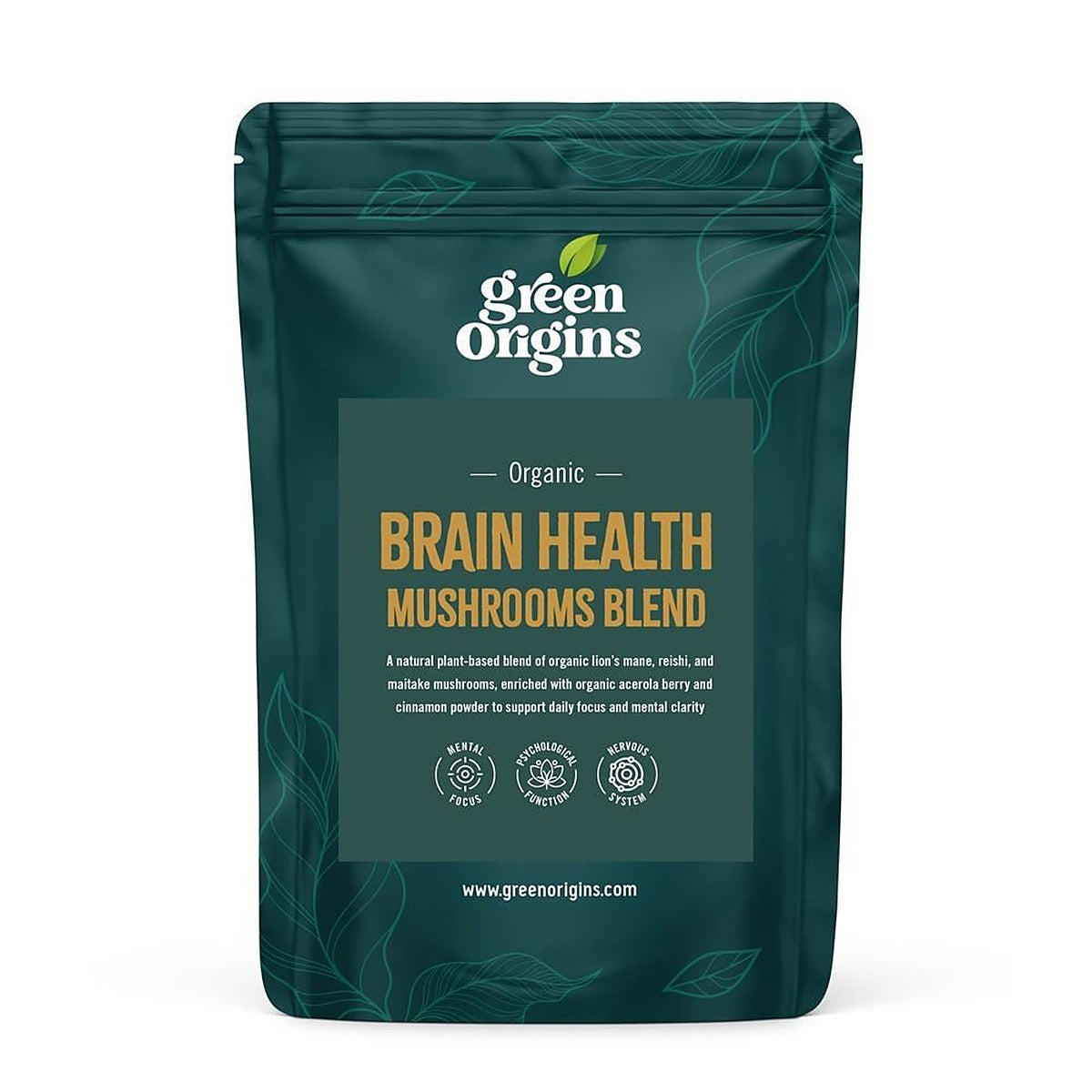 Green Origins Organic Brain Health Mushroom Blend 100g