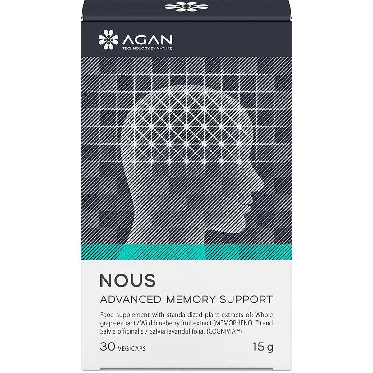 AGAN NOUS Advanced Memory Support 30 capsules