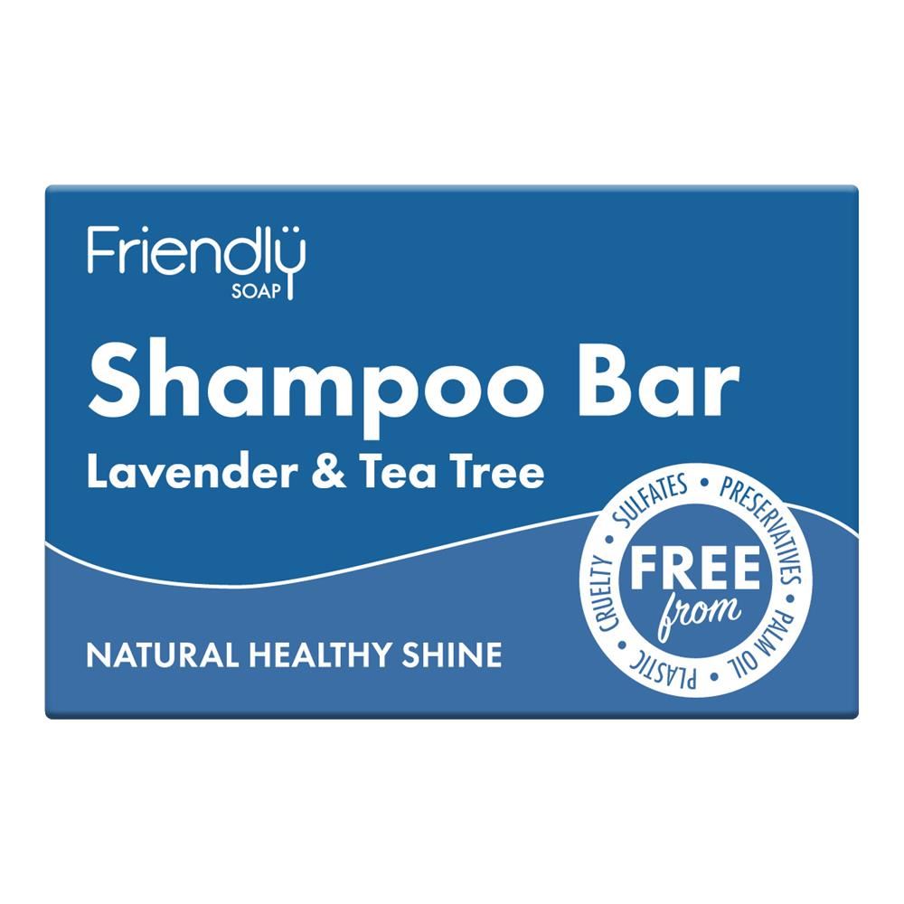 Friendly Soap Shampoo Bar - Lavender & Tea Tree 95g