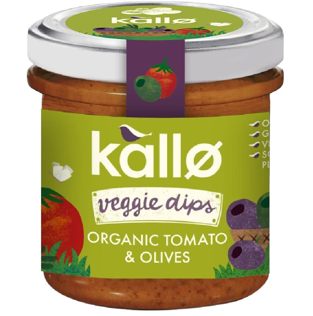 Kallo Organic Tomato & Olives Dip 135g