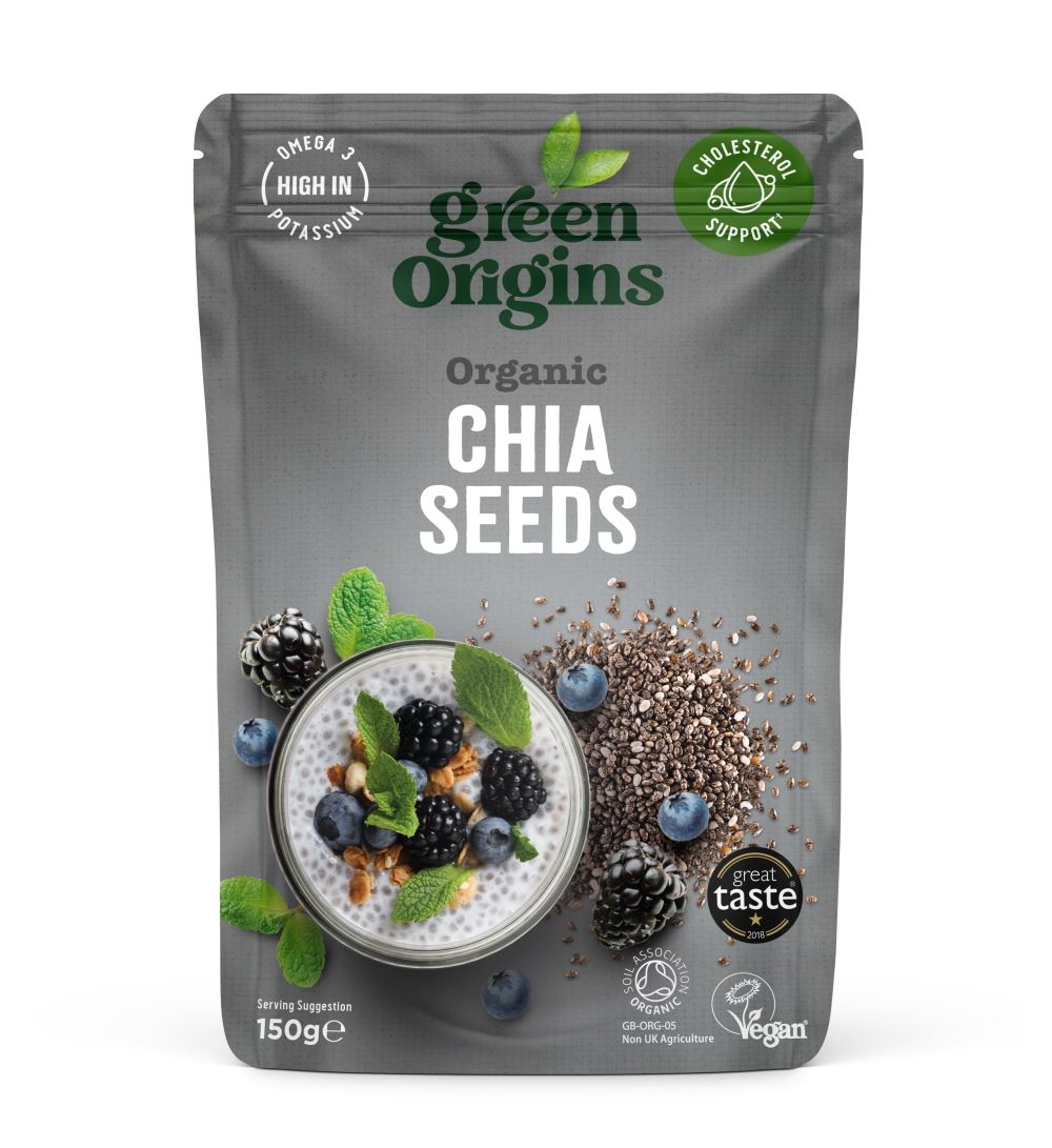 Green Origins Organic Chia Seeds (Raw) 150g