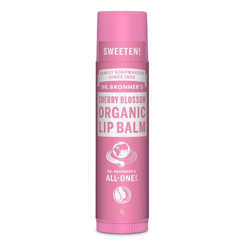 Dr Bronner Cherry Blossom Lip Balm 4g