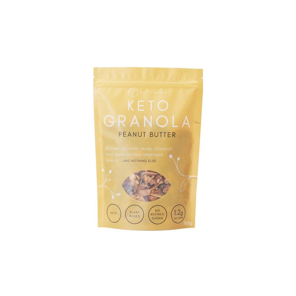 Keto Hana Peanut Butter Keto Granola 300g