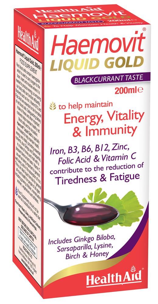 HealthAid Haemovit Liquid Gold tonic Liquid 200ml