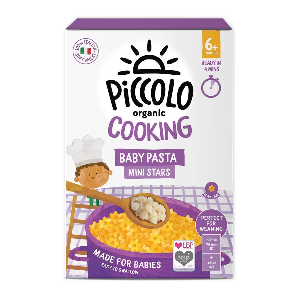 Piccolo Baby Cooking Mini Pasta Stars 6m+ 300mg