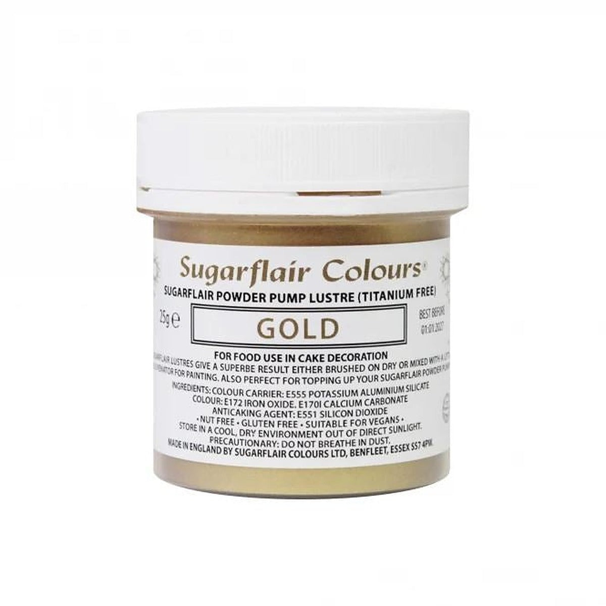 Sugarflair Powder Pump Lustre Refill 25g - All Colours - image 2