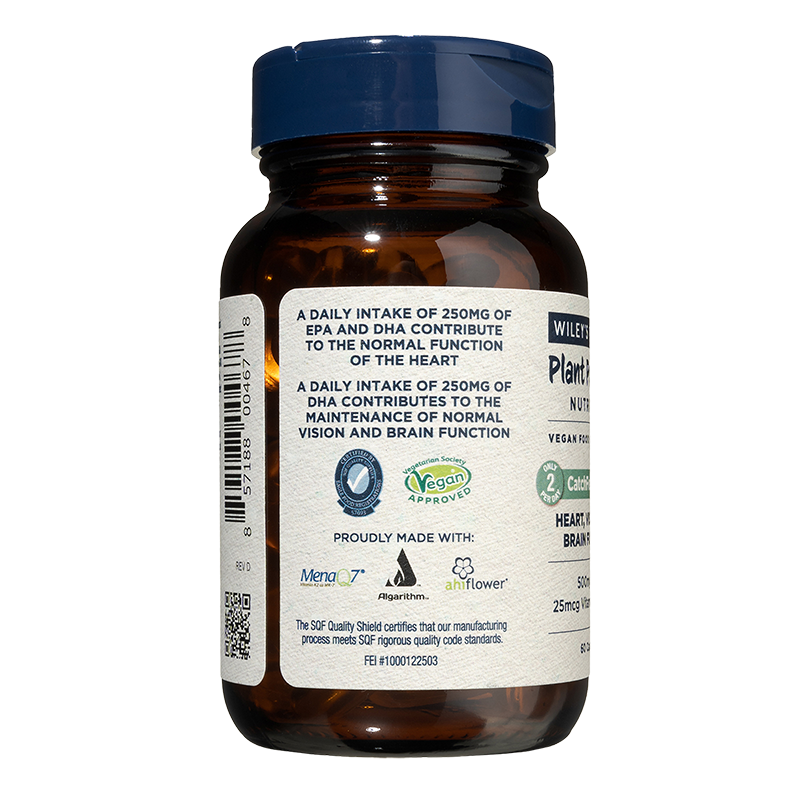 Wiley's Finest Catch Free Omega 850mg 60 Vegan Capsules