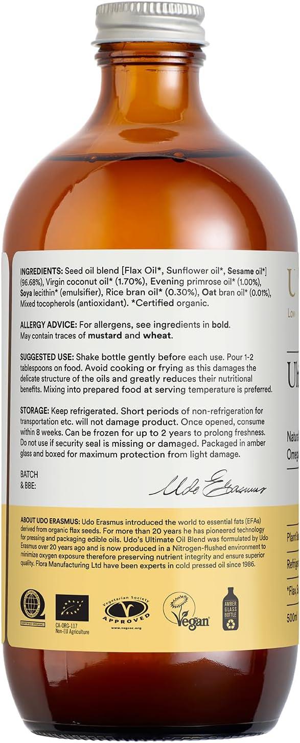 Udos Choice Ultimate Oil Blend Organic - 500ml - image 2