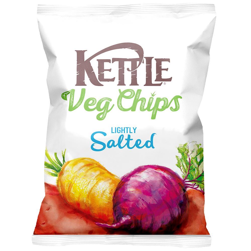 Kettle Mixed Vegetables Lightly Salted 125g - 8 Pack