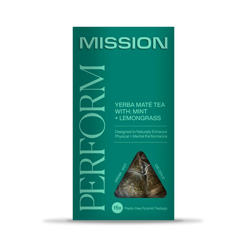 Mission Perform Yerba Mate 15 Tea Bags