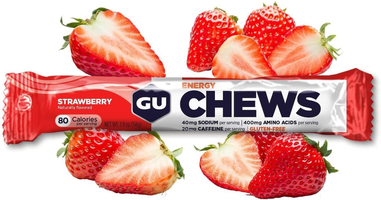 GU Energy Chews All Flavours - 54g - Pack of 18
