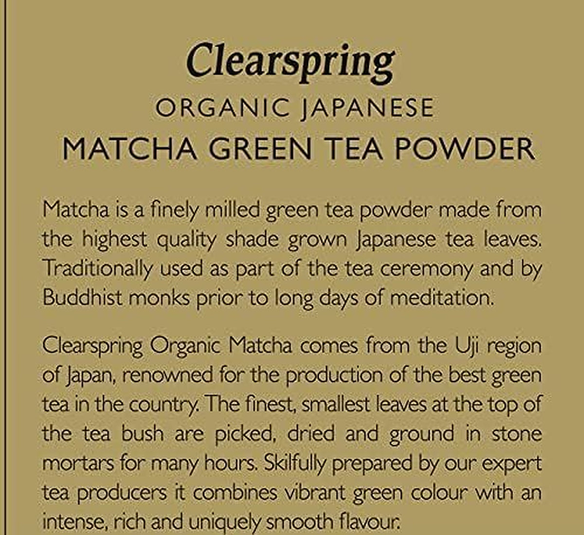 Clearspring Organic Japanese Matcha Green Tea Powder - Ceremonial Grade 30g - image 4