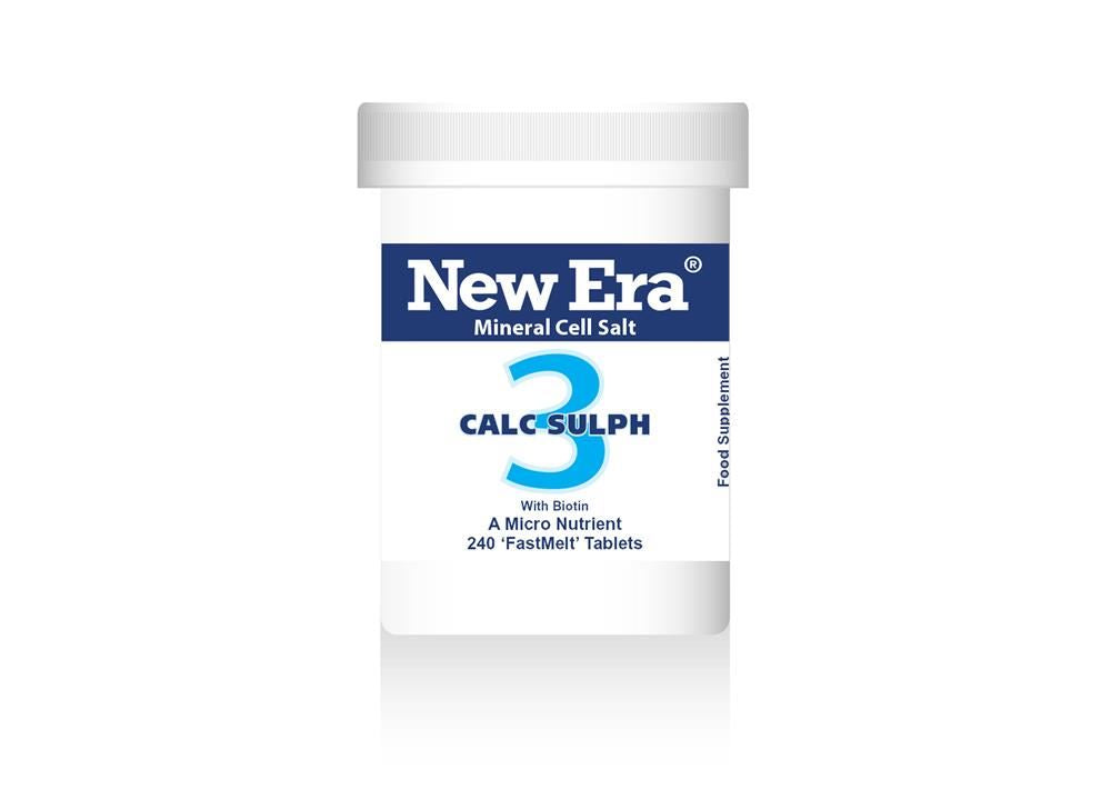 New Era No.3 Calc Sulph 240 tablets