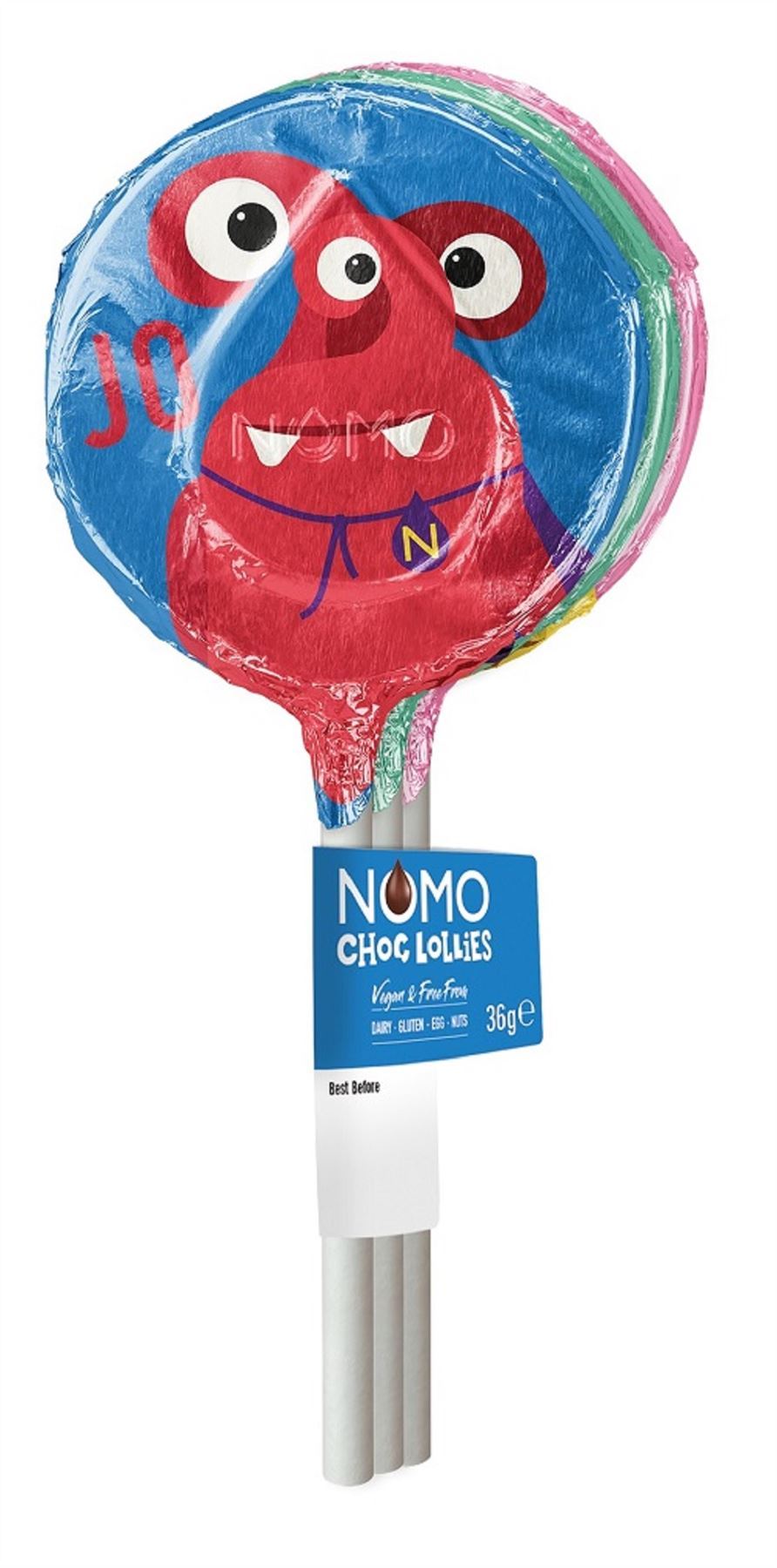 Nomo Kids Nomster Free From Lollies 3pack 32g - 6 Pack
