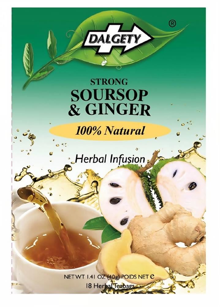 Dalgety Teas Soursop & Ginger 18 Teabags - 2 Pack