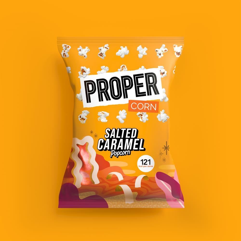 Propercorn Salted Caramel Popcorn 90g - 8 Pack