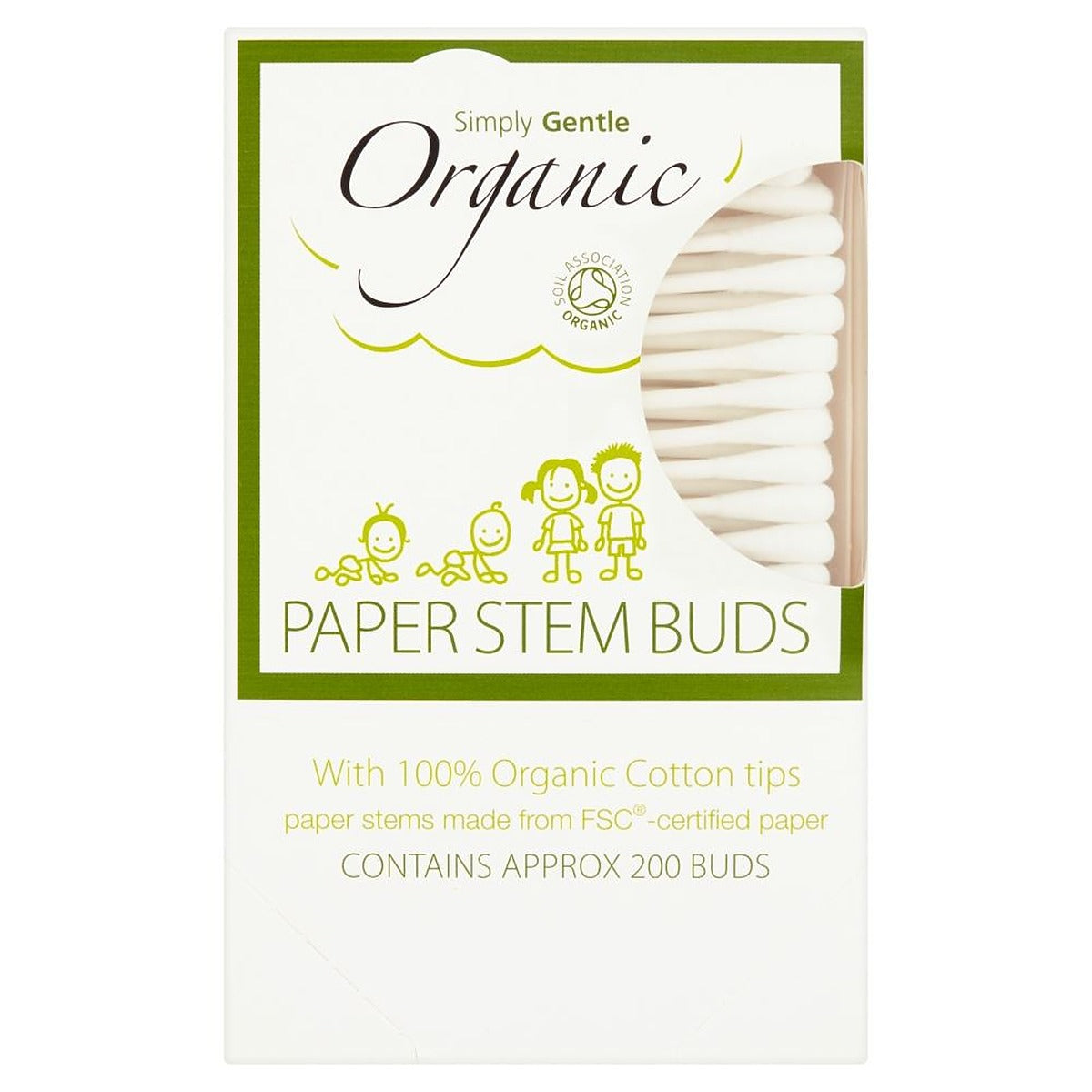Simply Gentle Organic Cotton 200 Buds