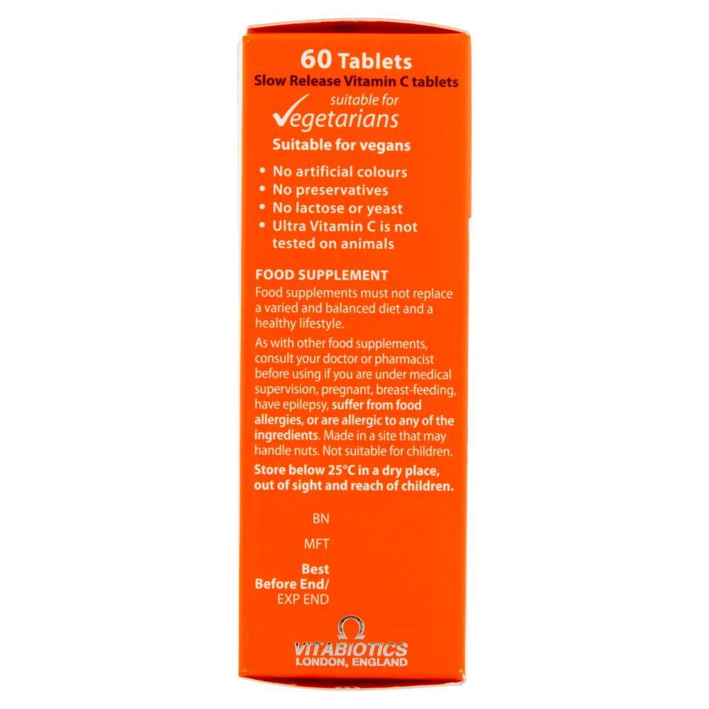 Vitabiotics Ultra Vitamin C 500mg Sustained Release - 60 Tablets