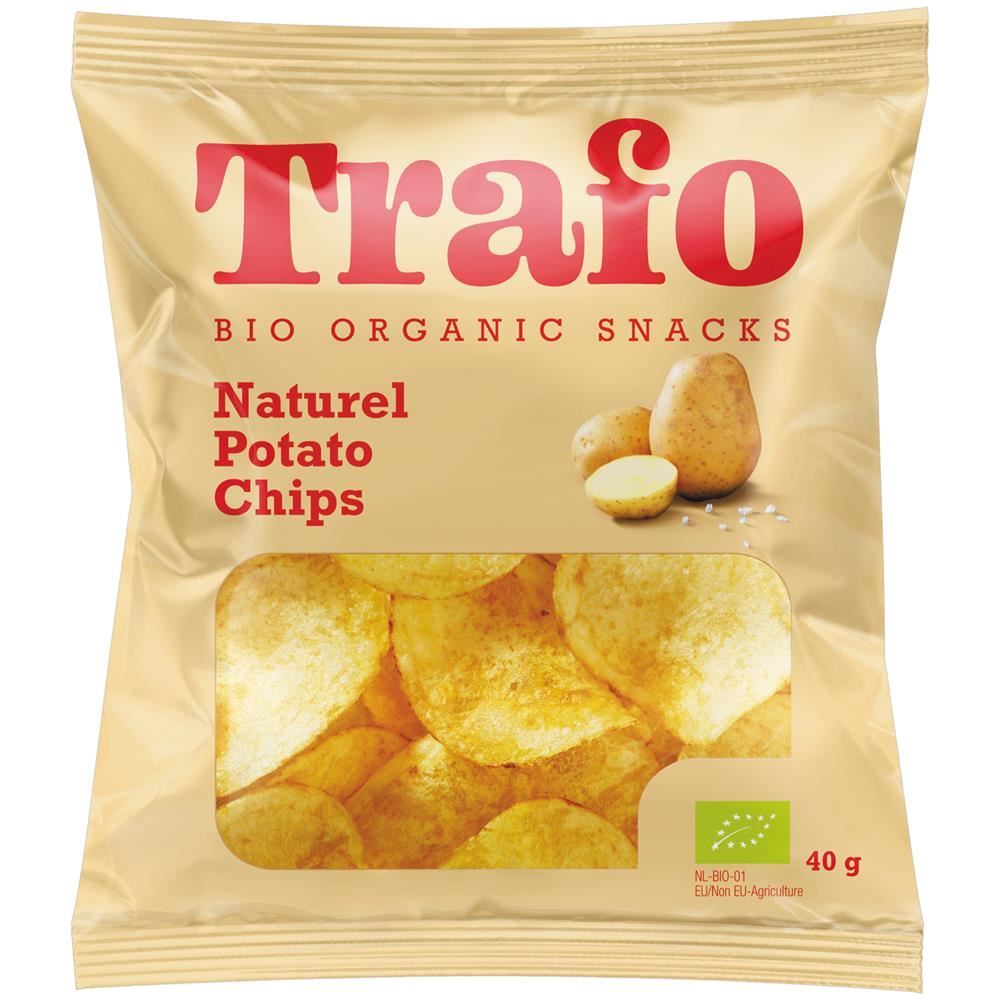 Trafo Organic Crisps Natural 40g - 15 Pack