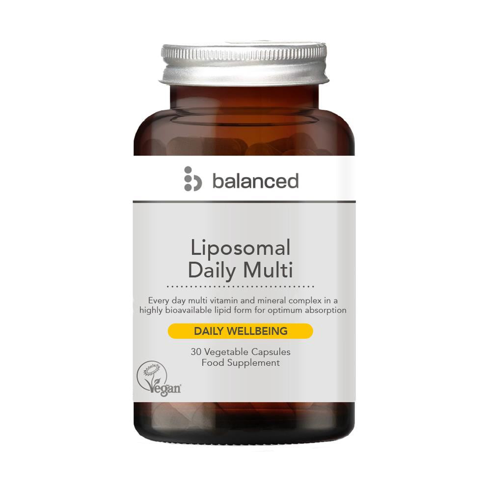 Balanced Liposomal Daily Multi 30 Veggie Caps - Reusable Bottle